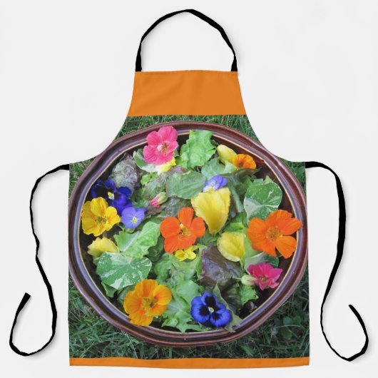 Bloemsalade Schort (Voorkant)