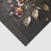 Bloemsamenstelling van de herfst rozen - tissuepapier (Detail)