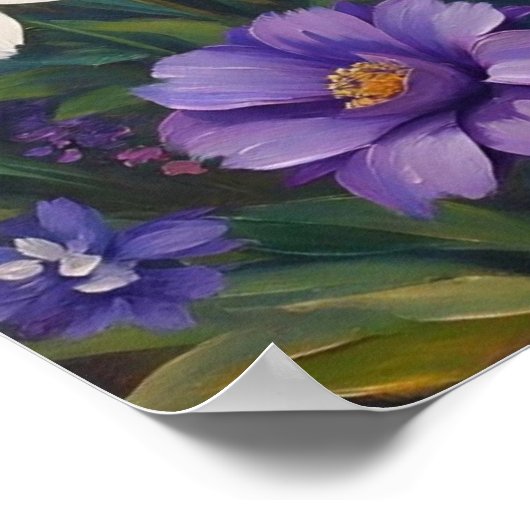 Bloemscènes Poster (Hoek)