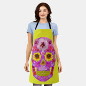 Bloemschedel 7 schort (Gedragen)
