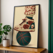 Bloemschedel High-Top Sneakers Basketbal Poster