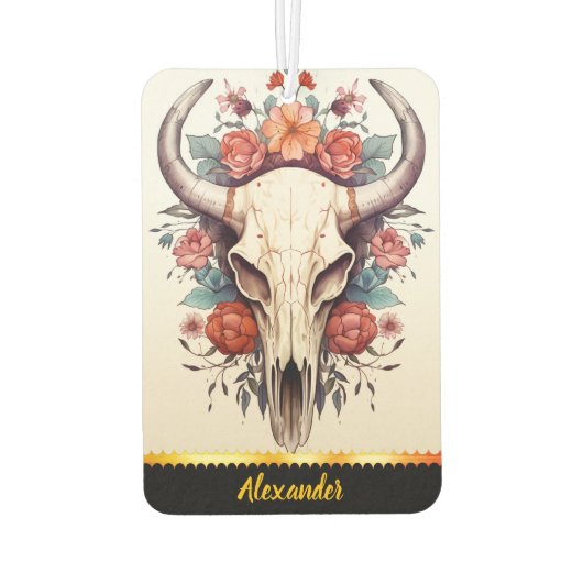 Bloemschedel luchtverfrisser charm (Achterkant)