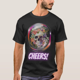 Bloemschedel T-shirt