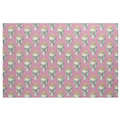 Bloemschedels - Roze - Stof (Fat Quarter)