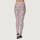 Bloemschedels - Stoffig Roos - Leggings (Achterkant)