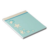 Bloemschelpen Starfish Seashell Notitieblok Gift (Schuin)
