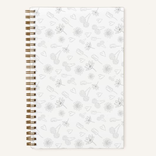 Bloemschets Notitieboek (Voorkant)