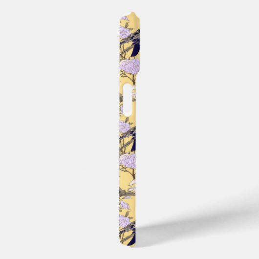  Bloemscheut Vogels Kleurrijk Patroon Case-Mate iPhone Case (Achterkant / Rechts)