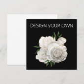 Bloemschik uw eigen uitnodiging (Voorkant / Achterkant)