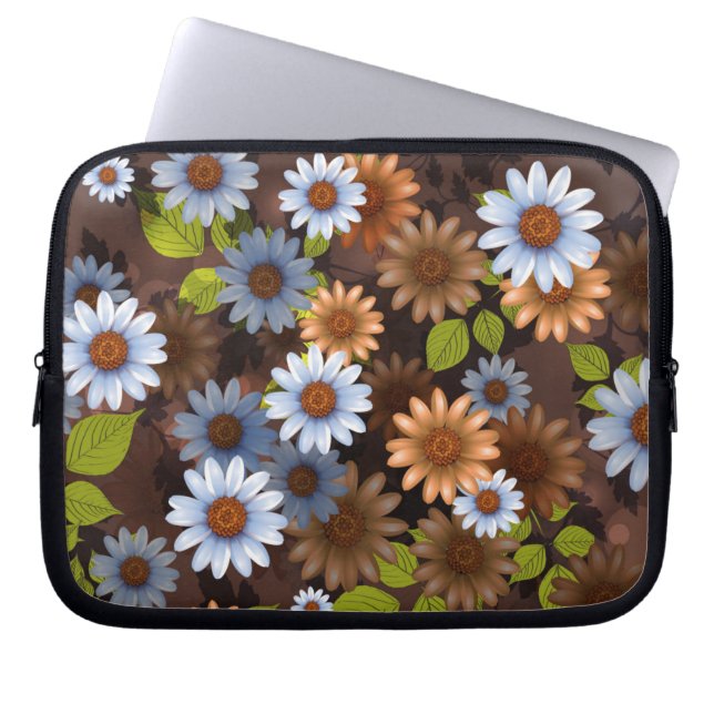 Bloemschikken 2 laptop sleeve (Voorkant)