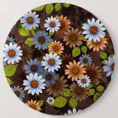 Bloemschikken 2 ronde button 6,0 cm (Voorkant)