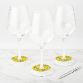 Bloemschikken 36 wijnglaslabel (Set)