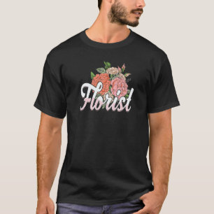 Bloemschikken 4\Bloemist Tuinieren Landschapsarchi T-shirt