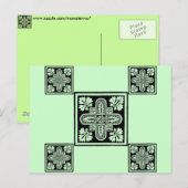 Bloemschikken Briefkaart (Voorkant / Achterkant)