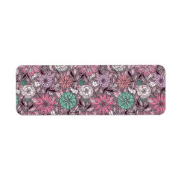 bloemschikken patronen etiket