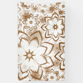 Bloemschikking 12 spandoek (Verticaal)