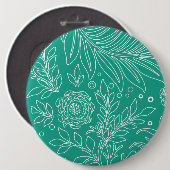 Bloemschikking 34 ronde button 6,0 cm (Voorkant /achterkant)