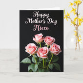 Bloemschikking Gelukkig Moederdag Kaart (Gele Bloem)