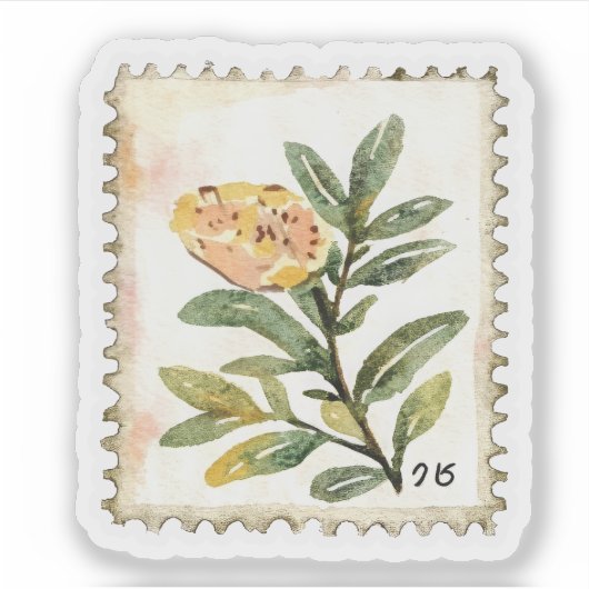 Bloemschikking Sticker (Voorkant)