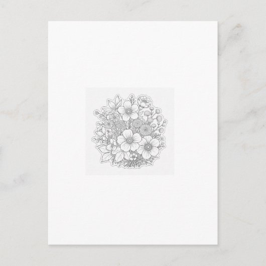 Bloemschikkunst Briefkaart (Voorkant)