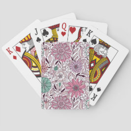 bloemschikpatronen pokerkaarten