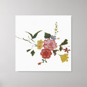 Bloemschilderij Japanse Bloem Canvas Afdruk (Voorkant)