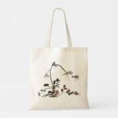 Bloemschilderij Japanse Bloem Tote Bag (Achterkant)