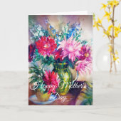 Bloemschildering kaart (Gele Bloem)