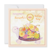 Bloemschildpad Kids Verjaardagsfeest