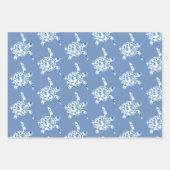 Bloemschildpadden wikkelbladen inpakpapier vel (Voorkant 2)