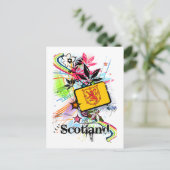 BloemSchotland Briefkaart (Staand voorkant)