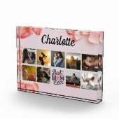 Bloemschrift Beste mam ooit Fotoblokken (Rechts)