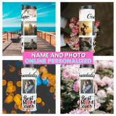 Bloemschrift Beste mam ooit Thermosbeker