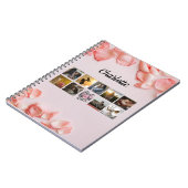 Bloemschrift Beste Moeder ooit Moeder's Fotocollag Notitieboek (Linkerzijde)