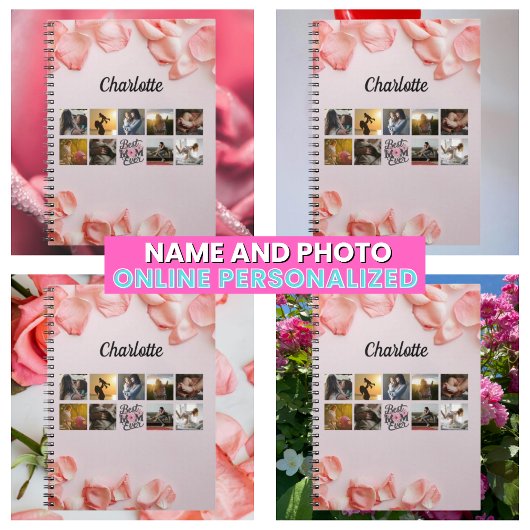 Bloemschrift Beste Moeder ooit Moeder's Fotocollag Notitieboek