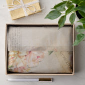 bloemscript decoupage print tissuepapier (Geschenk)