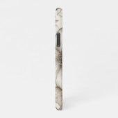  bloemsepiapatroon (14) iPhone hoesje (Rechterkant)