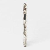  bloemsepiapatroon (15) iPhone hoesje (Rechterkant)