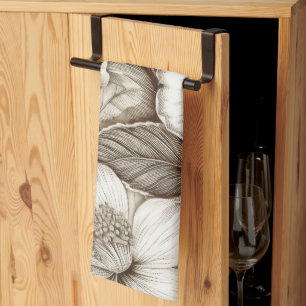 bloemsepiapatroon (15) theedoek