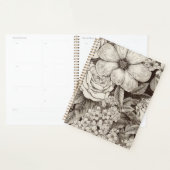 bloemsepiapatroon (1) planner (Display)