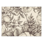  bloemsepiapatroon (2) tafelkleed (Voorkant (Horizontaal))