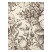  bloemsepiapatroon (2) tafelkleed (Voorkant)