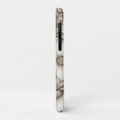  bloemsepiapatroon (5) Case-Mate iPhone case (Achterkant/links)