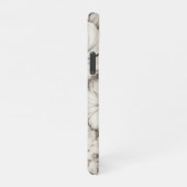 bloemsepiapatroon (5) iPhone hoesje (Rechterkant)