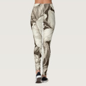  bloemsepiapatroon (6) leggings (Achterkant)