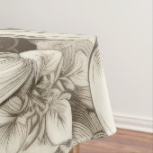  bloemsepiapatroon (6) tafelkleed (Voorbeeld)