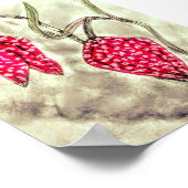 bloemsierkunst | muurkunst poster (Hoek)