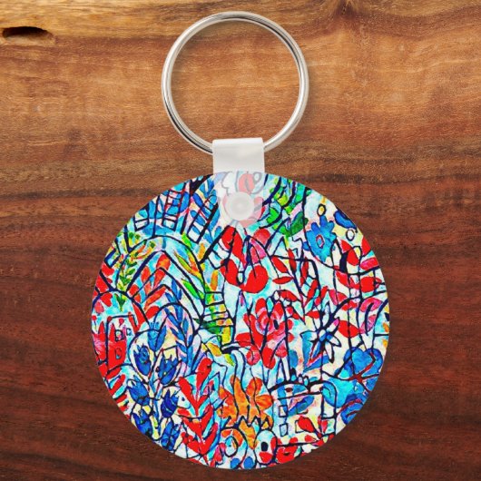 Bloemsleutelhanger Sleutelhanger (Voorkant)