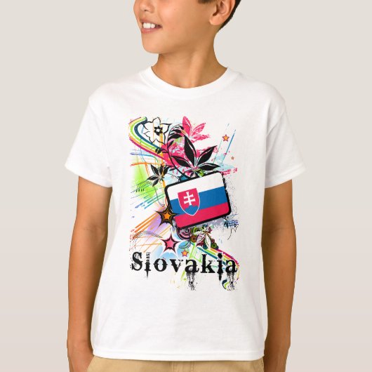 BloemSlowakije T-shirt (Voorkant)