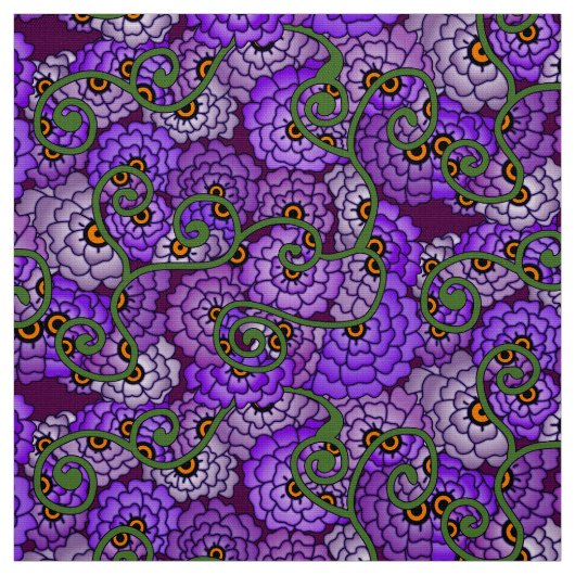 Bloemspieren - Koel Stof (Swatch)